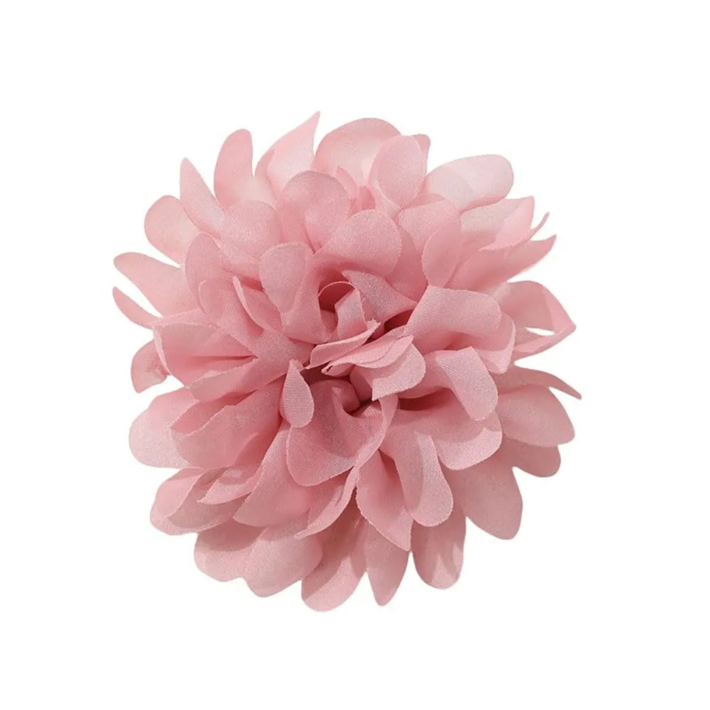 Elegant Camellia Bracelet Women's Hair Clip and Headband Set Jewelry Suitable for Wedding, Ball, Party Bridesmaid Clothing (pink)