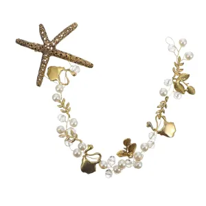 Elegant Vintage Pearl Headband Retro Hair Accessory for Women Wedding Party
