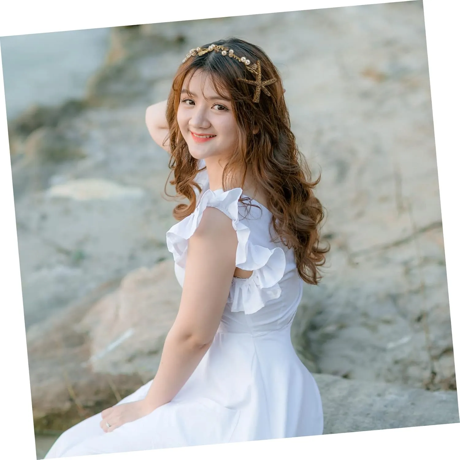 Elegant Vintage Pearl Headband Retro Hair Accessory for Women Wedding Party