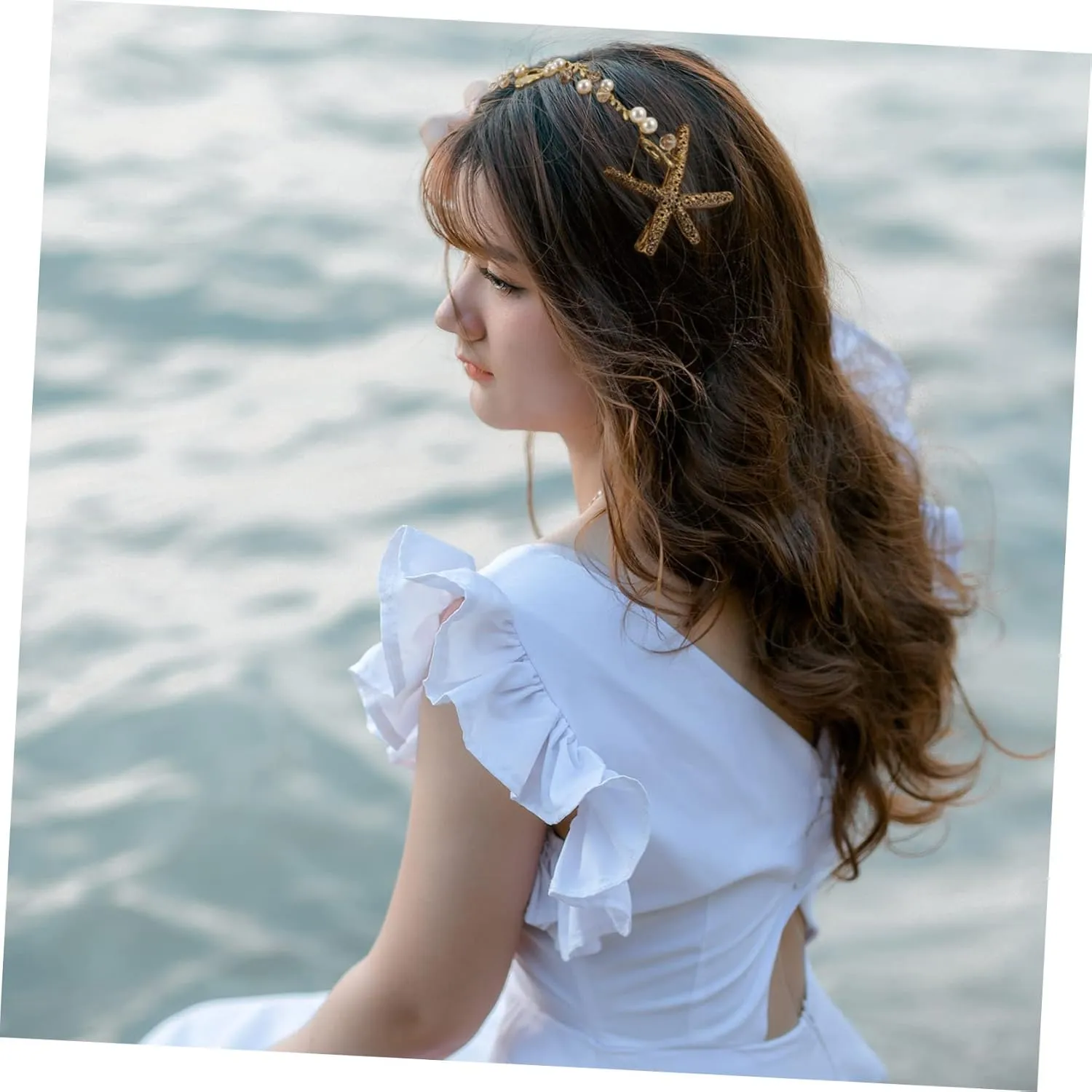 Elegant Vintage Pearl Headband Retro Hair Accessory for Women Wedding Party