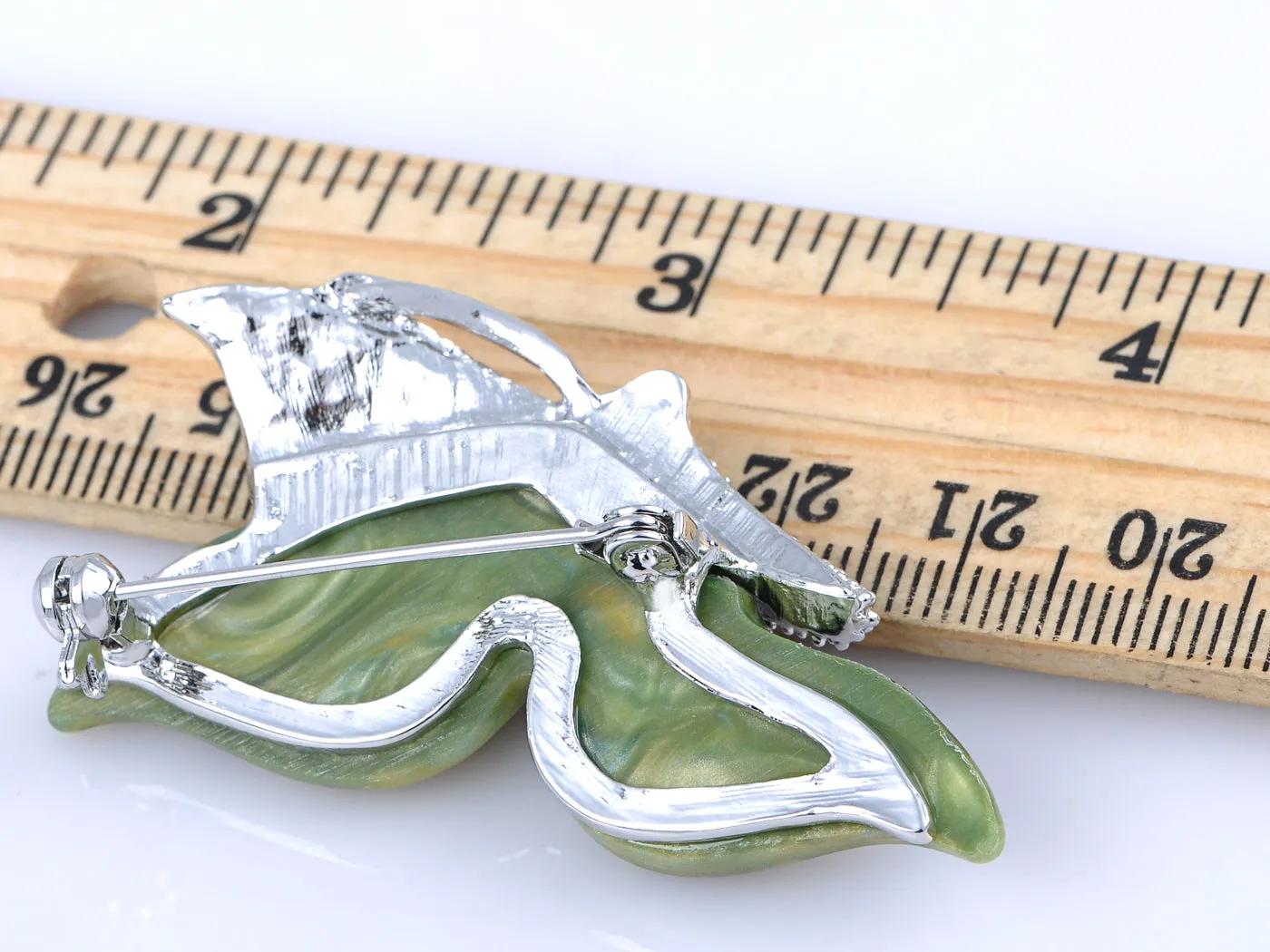 Elements Emerald Eye Pattern Wing Petite Butterfly Pin Brooch