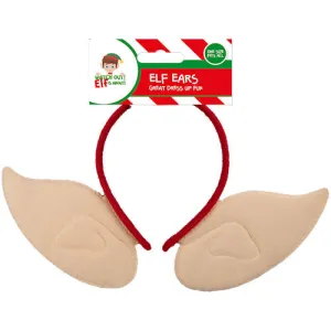 Elf Ear Headband - Christmas Festive Holiday Costume Accessory Santa's Helper Cosplay