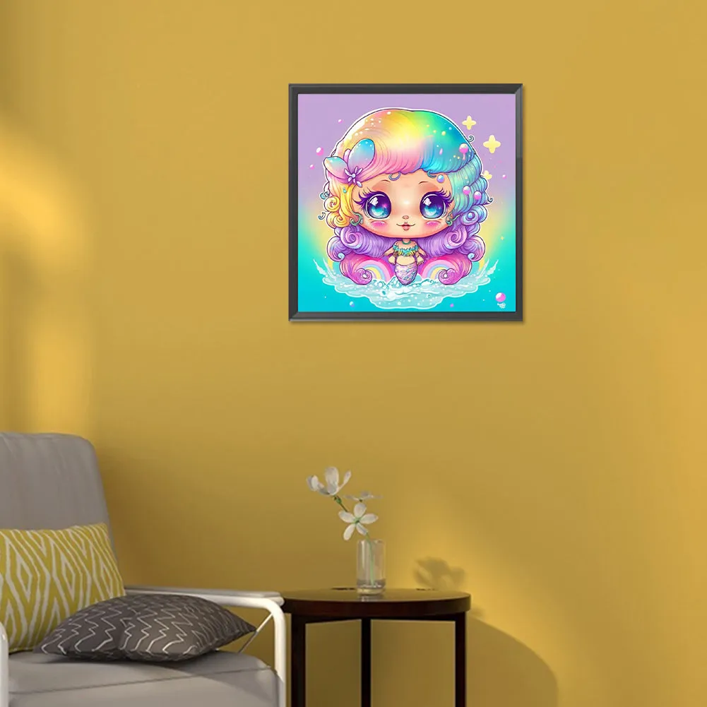 Elf Mermaid - Full Round Drill Diamond Painting 30*30CM