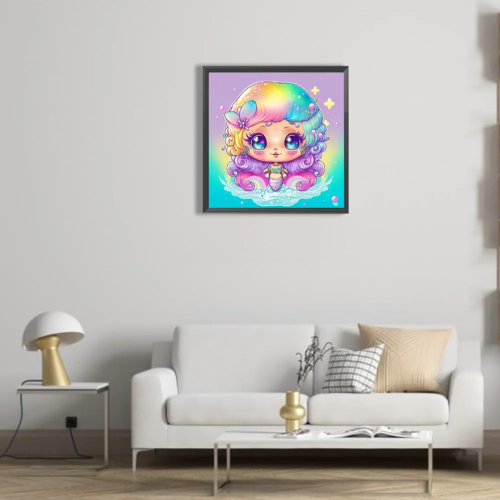 Elf Mermaid - Full Round Drill Diamond Painting 30*30CM