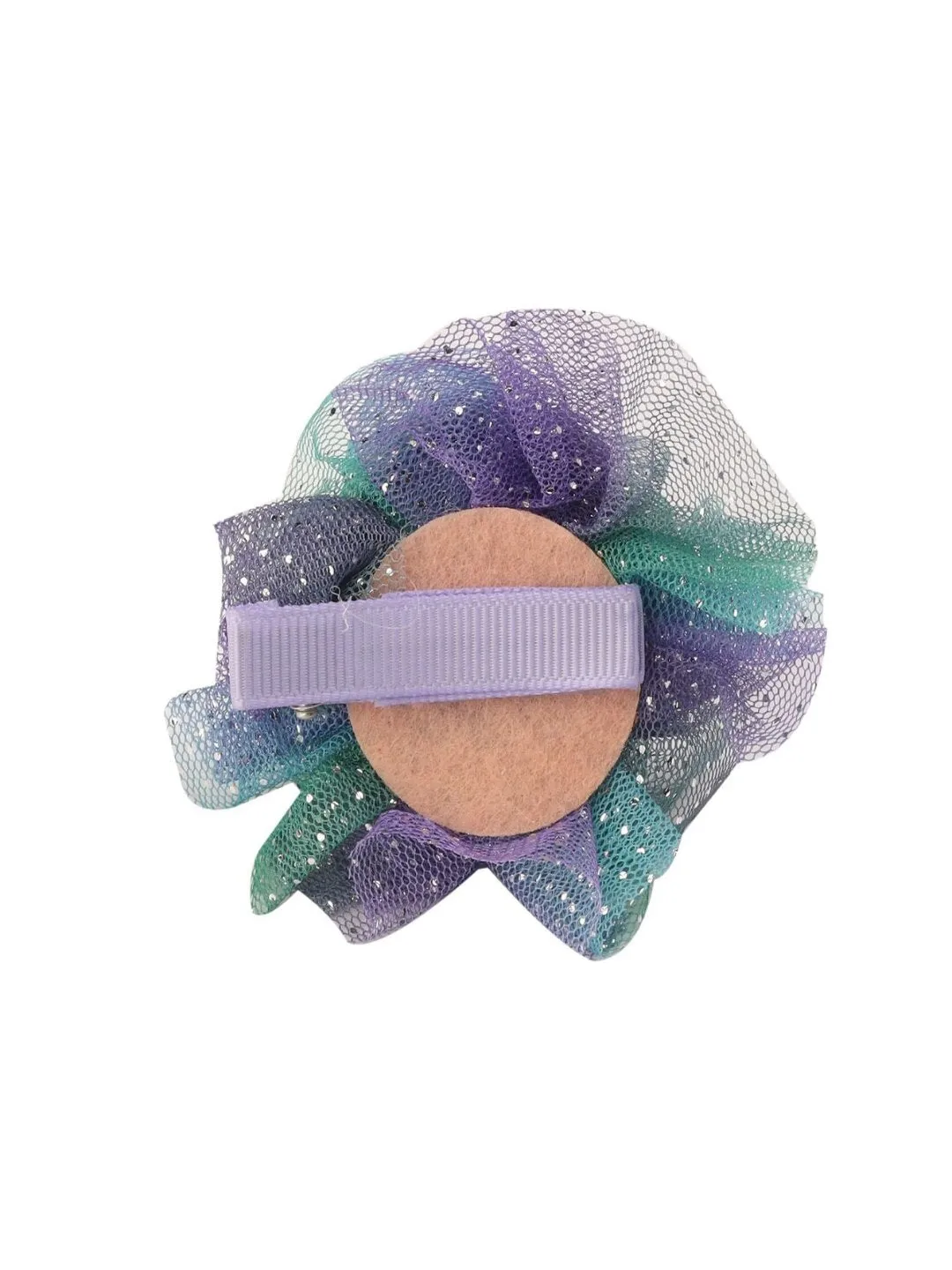 Embellished Crown Alligator Hair Clips for Girls-  Multi