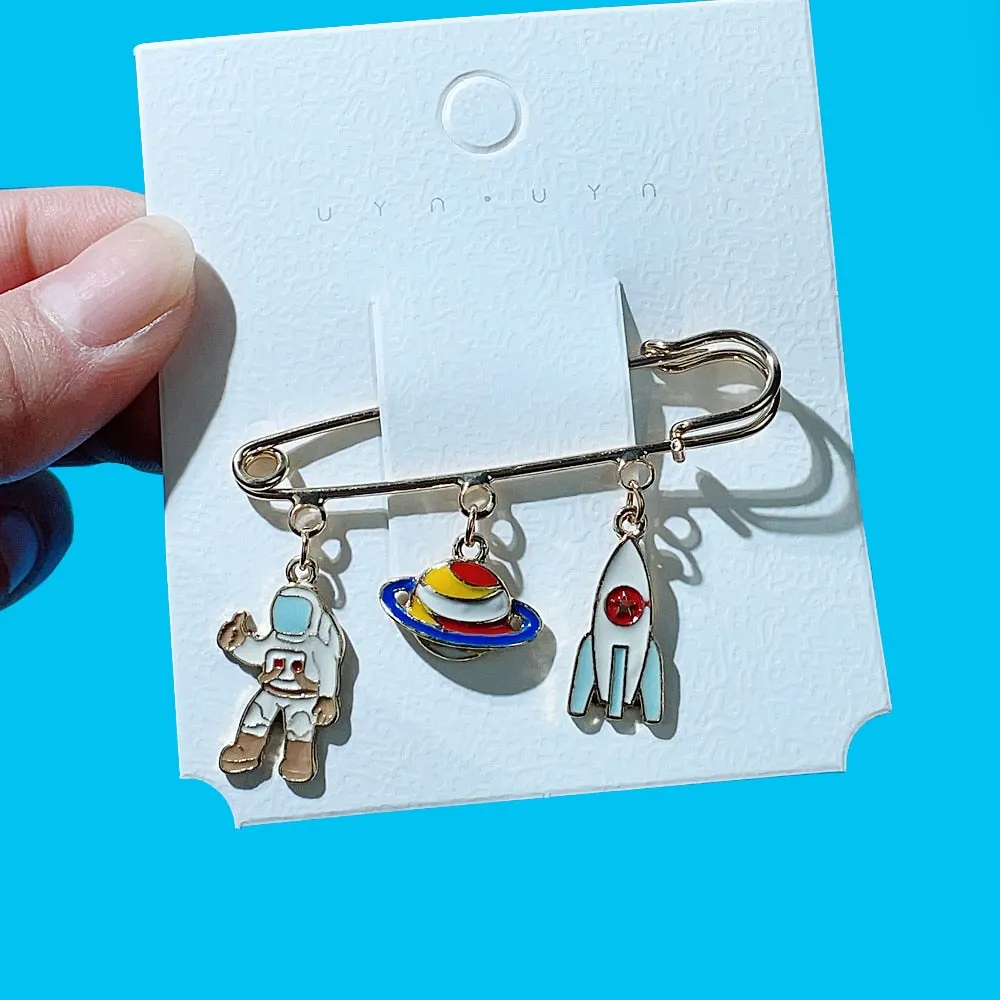 enamel Cartoon Animal Pin Small Fashion Animi Style Jewelry Brooch