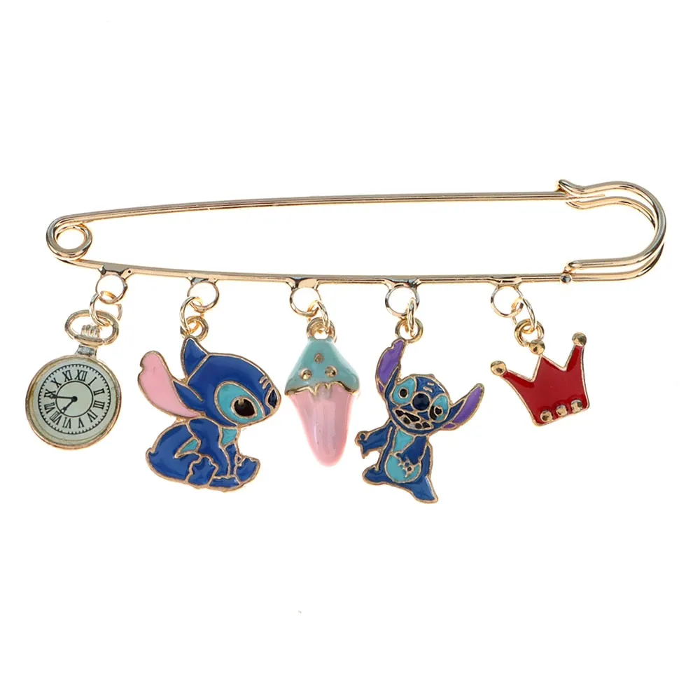 enamel Cartoon Animal Pin Small Fashion Animi Style Jewelry Brooch