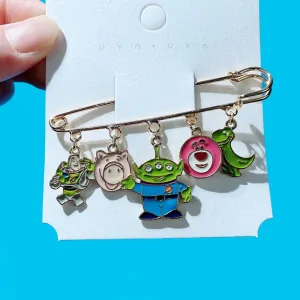 enamel Cartoon Animal Pin Small Fashion Animi Style Jewelry Brooch
