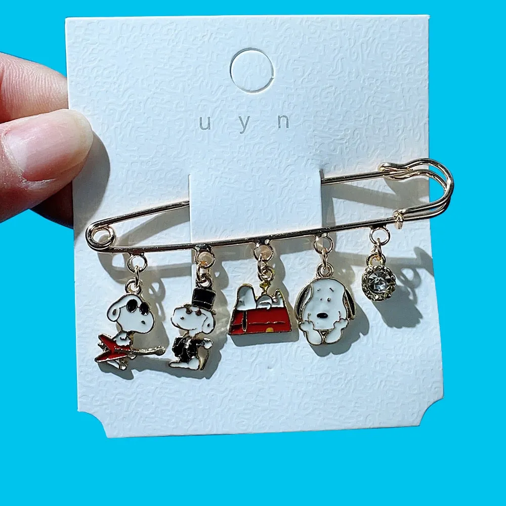 enamel Cartoon Animal Pin Small Fashion Animi Style Jewelry Brooch