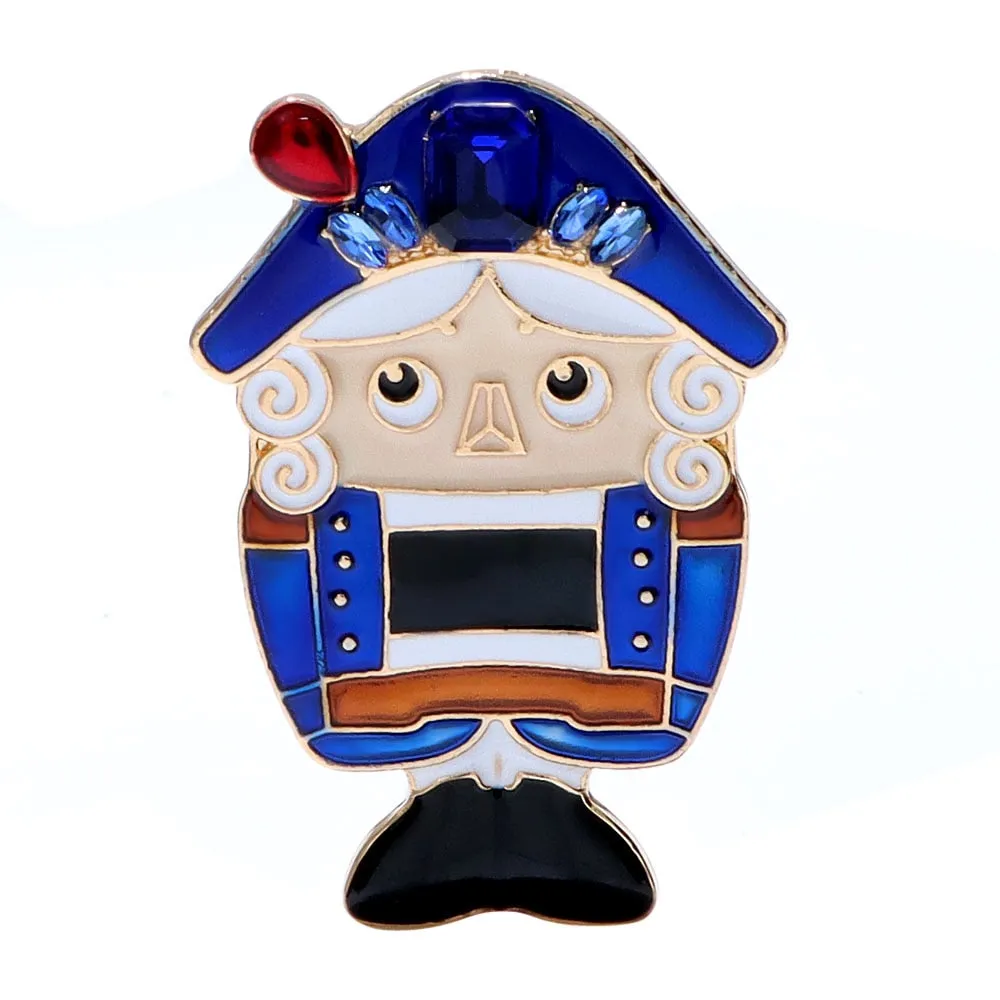 Enamel Cartoon Count Brooch Cute Figure Style Winter Fashion Accessories Women