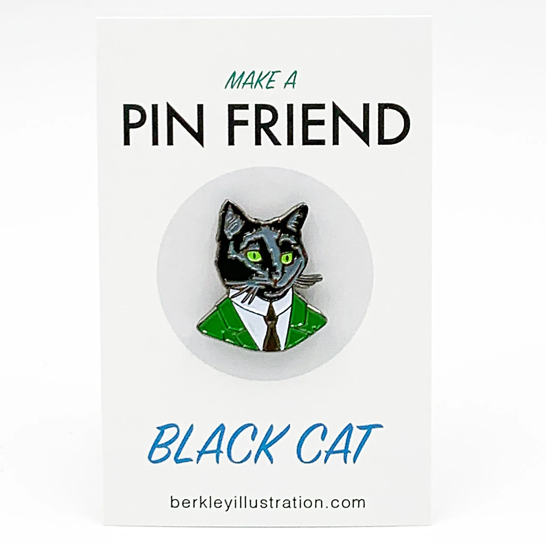 Enamel Pin - Black Cat