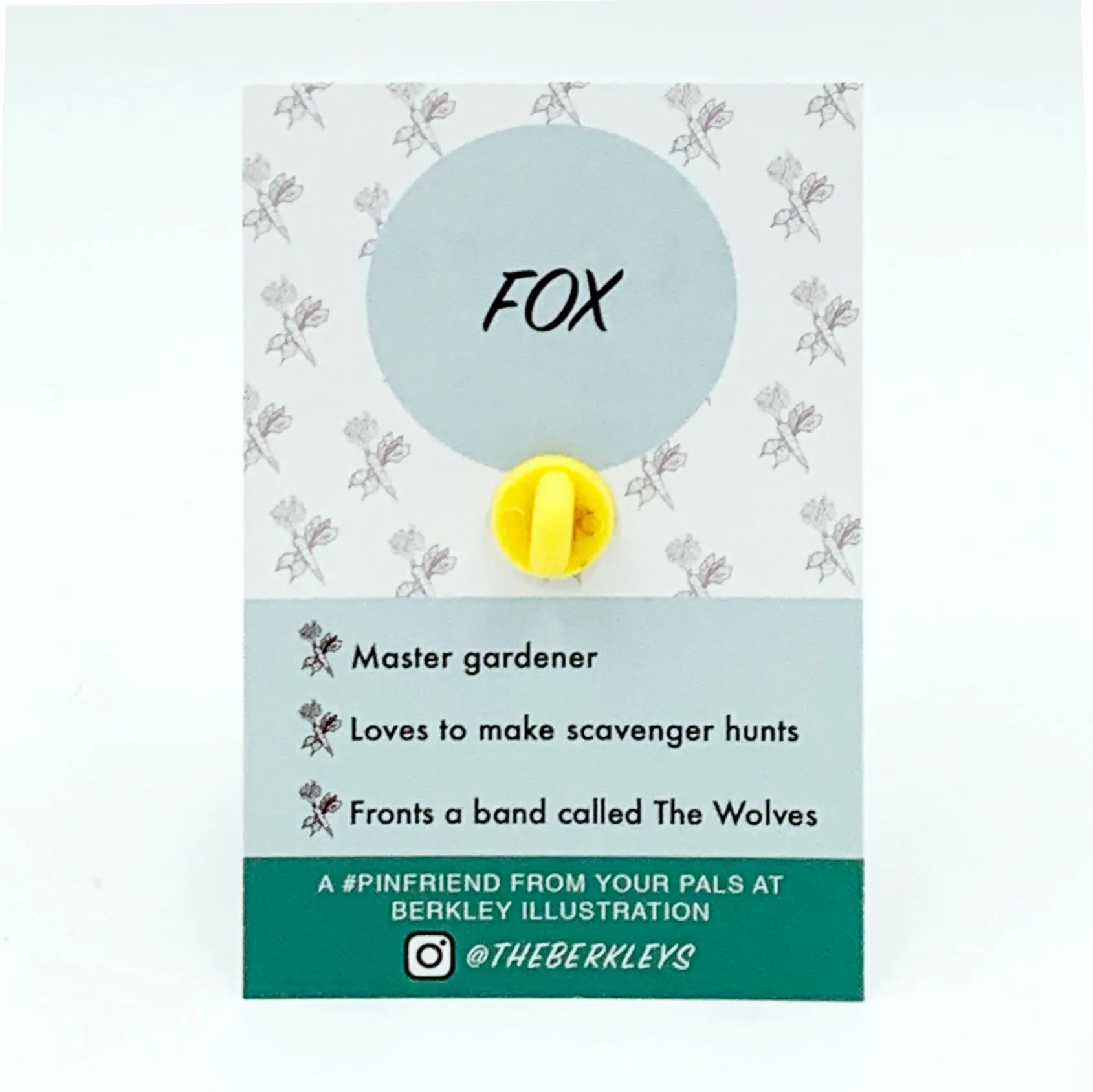 Enamel Pin - Fox Gentleman