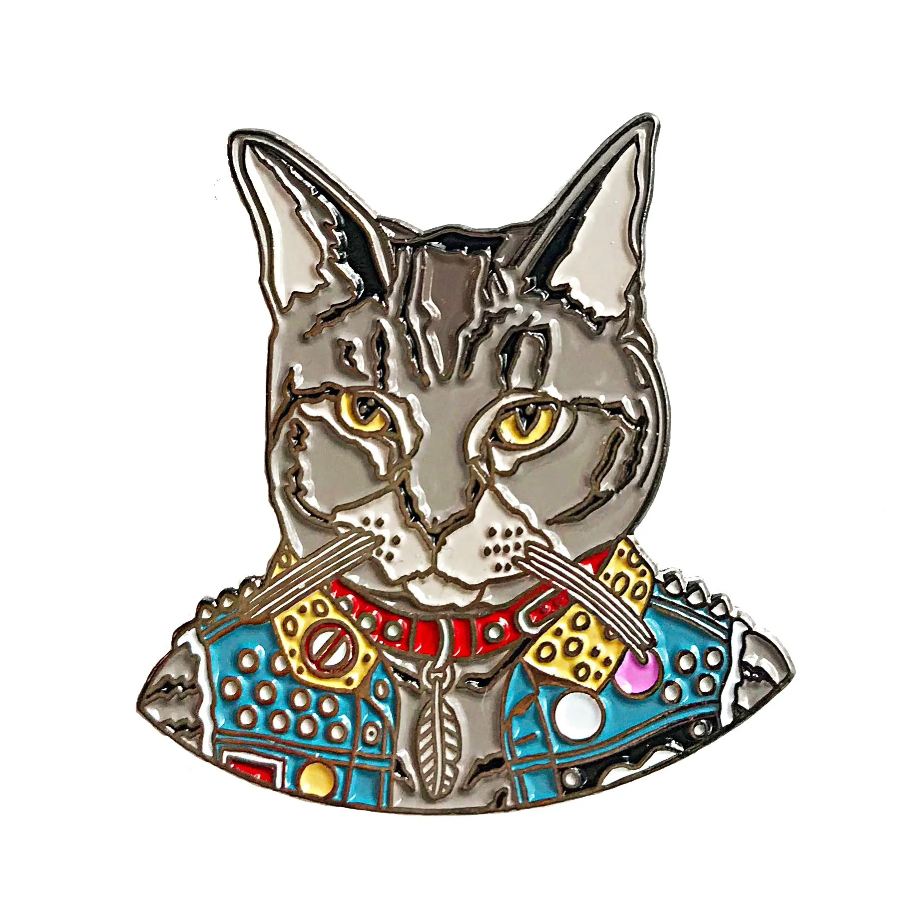 Enamel Pin - Punk Cat
