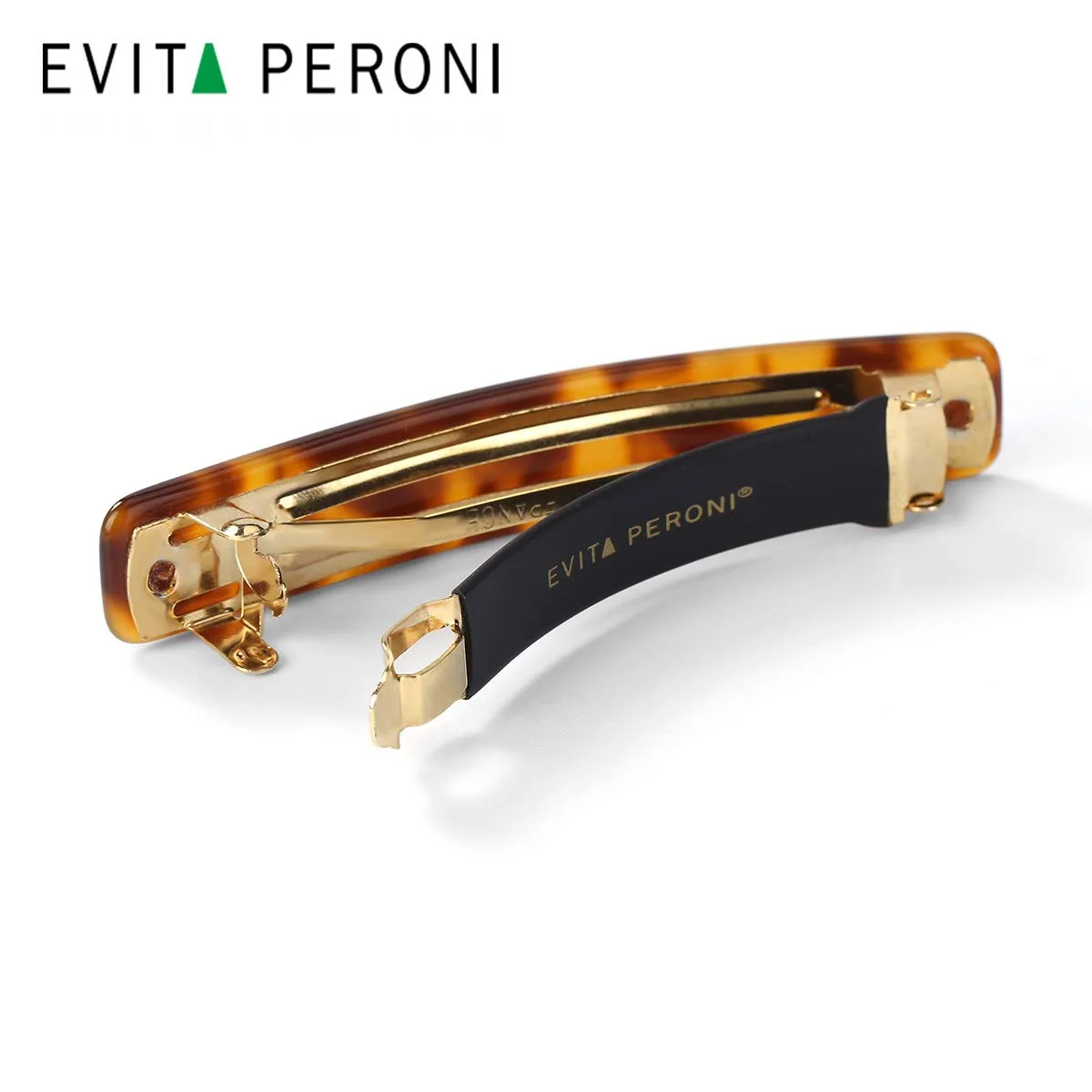 EVITA PERONI Hair Barrettes For Women - Thick Hair, French Hair Clips - Small, Medium, or Large Acetate, Variety of Classic Colors, Danish Royal High-end Hair Accessories