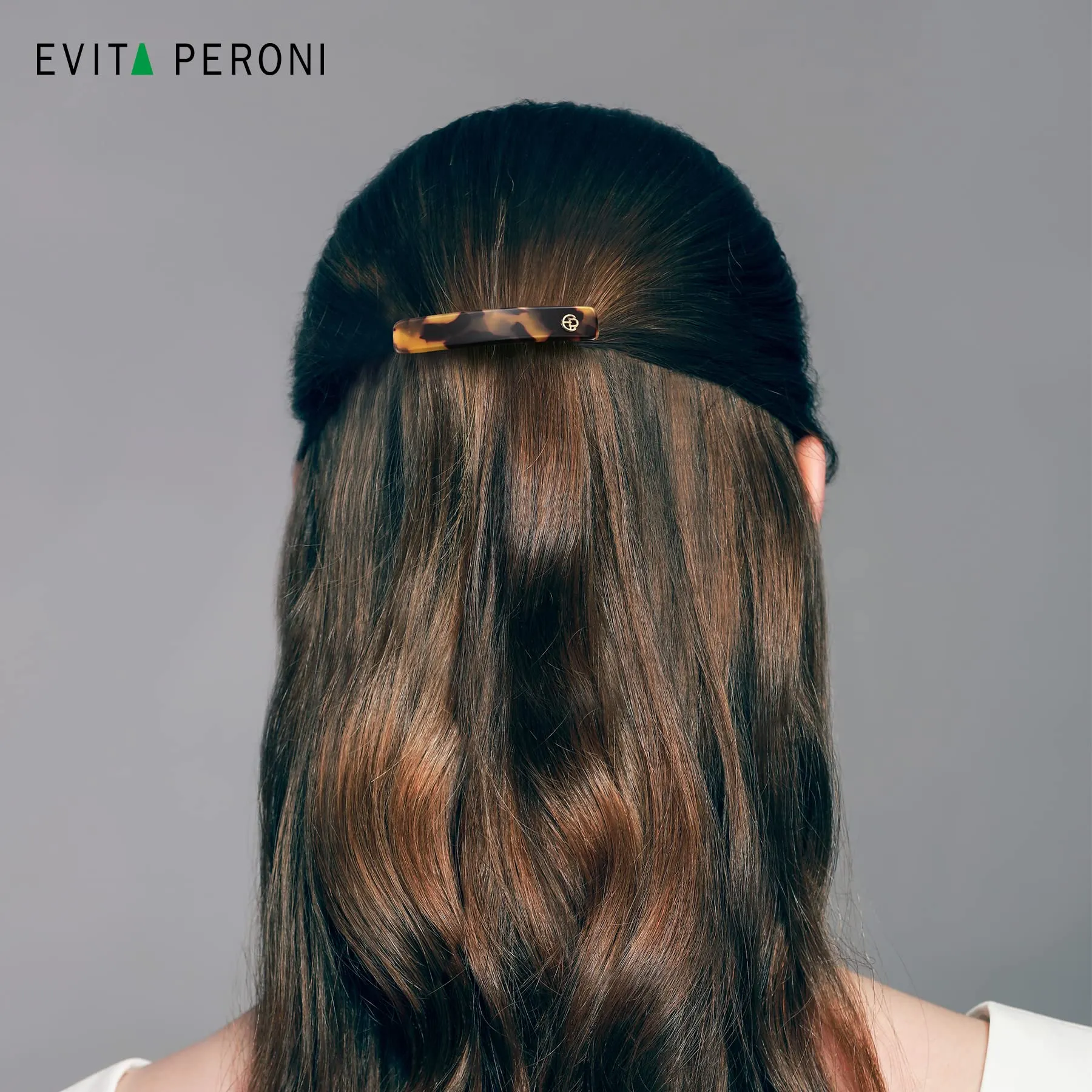 EVITA PERONI Hair Barrettes For Women - Thick Hair, French Hair Clips - Small, Medium, or Large Acetate, Variety of Classic Colors, Danish Royal High-end Hair Accessories