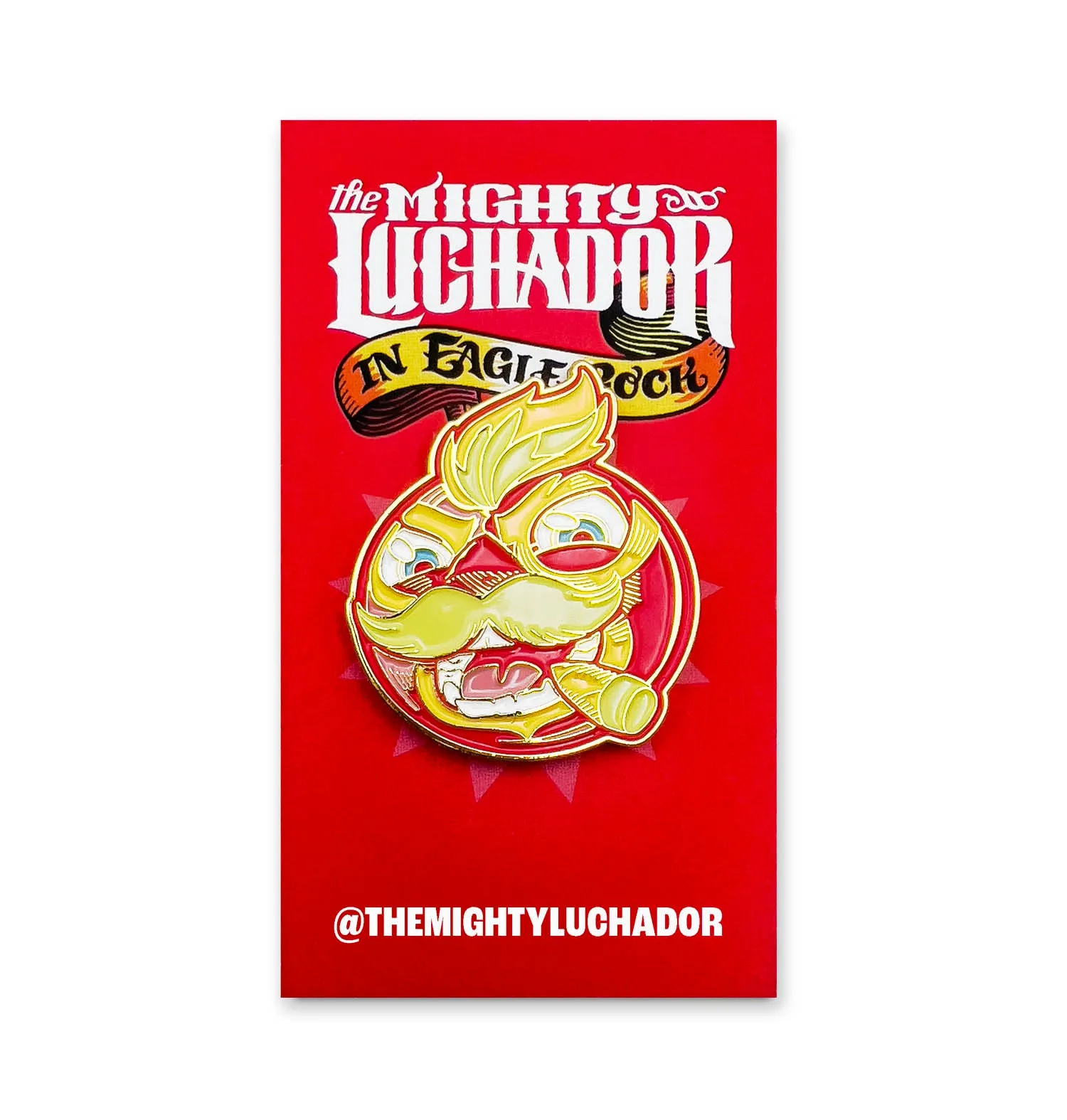 Excited Señor Fuego 1.5" Enamel Pin