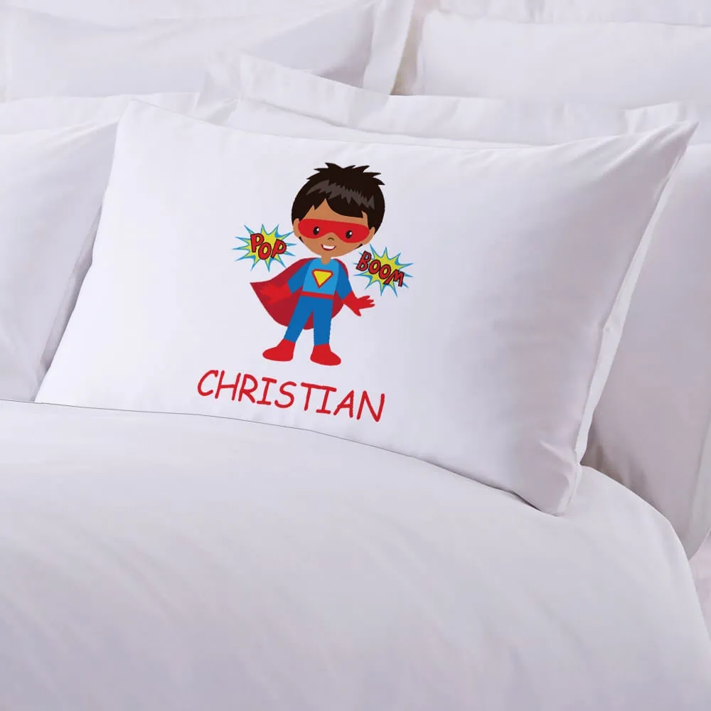 Exclusive Sale | Personalized Kids Character Super Hero Sleeping Pillowcase