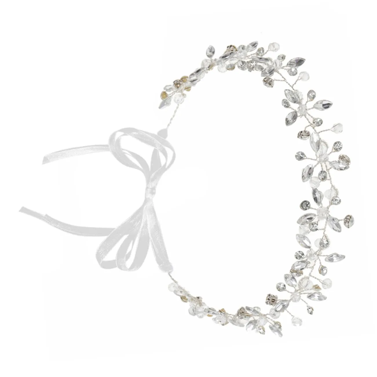 Exquisite Crystal Rhinestone Headband Bridal Hair Accessory Wedding Headpiece Hair Vine for Brides