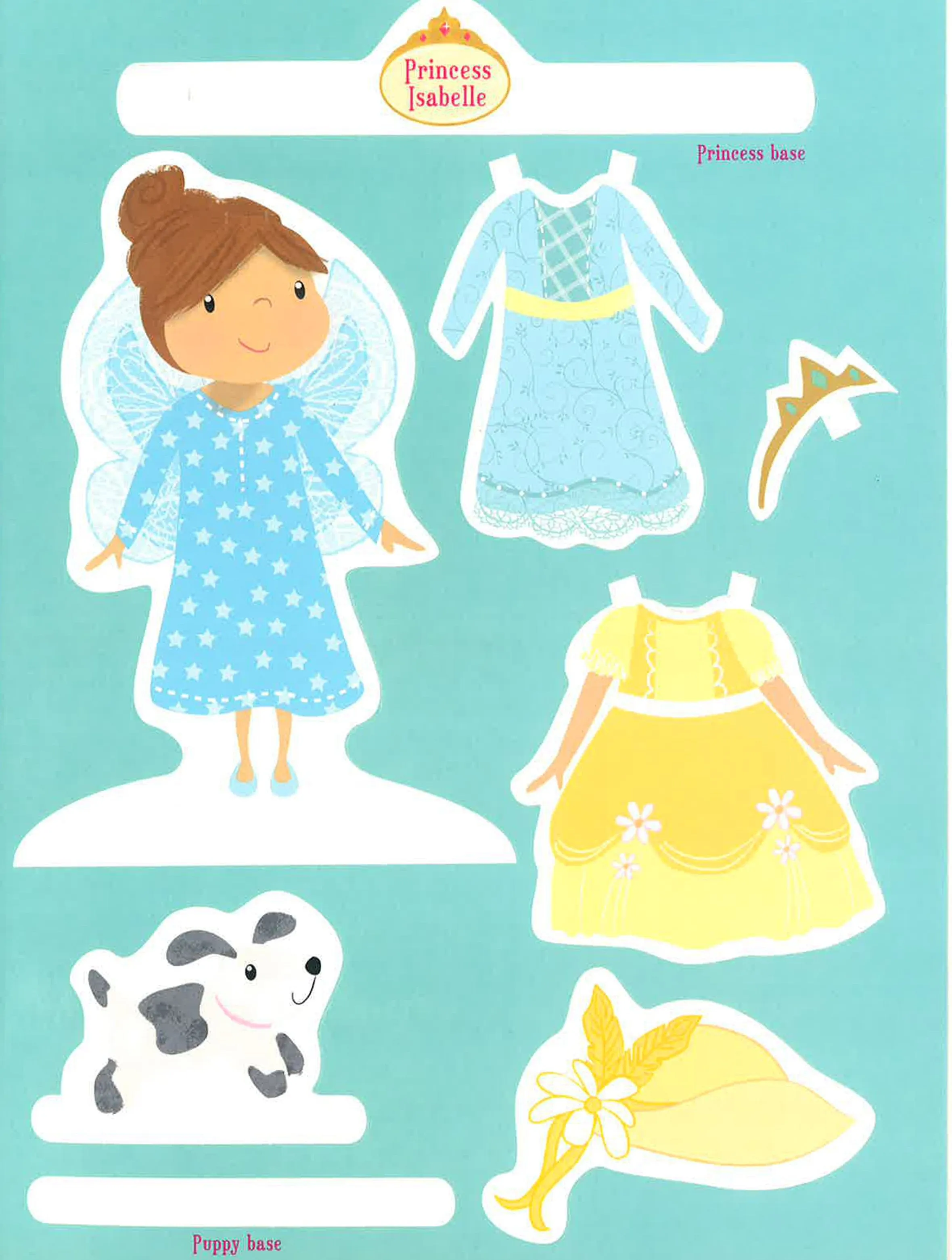Fairy Princess Holiday Sticker Activities