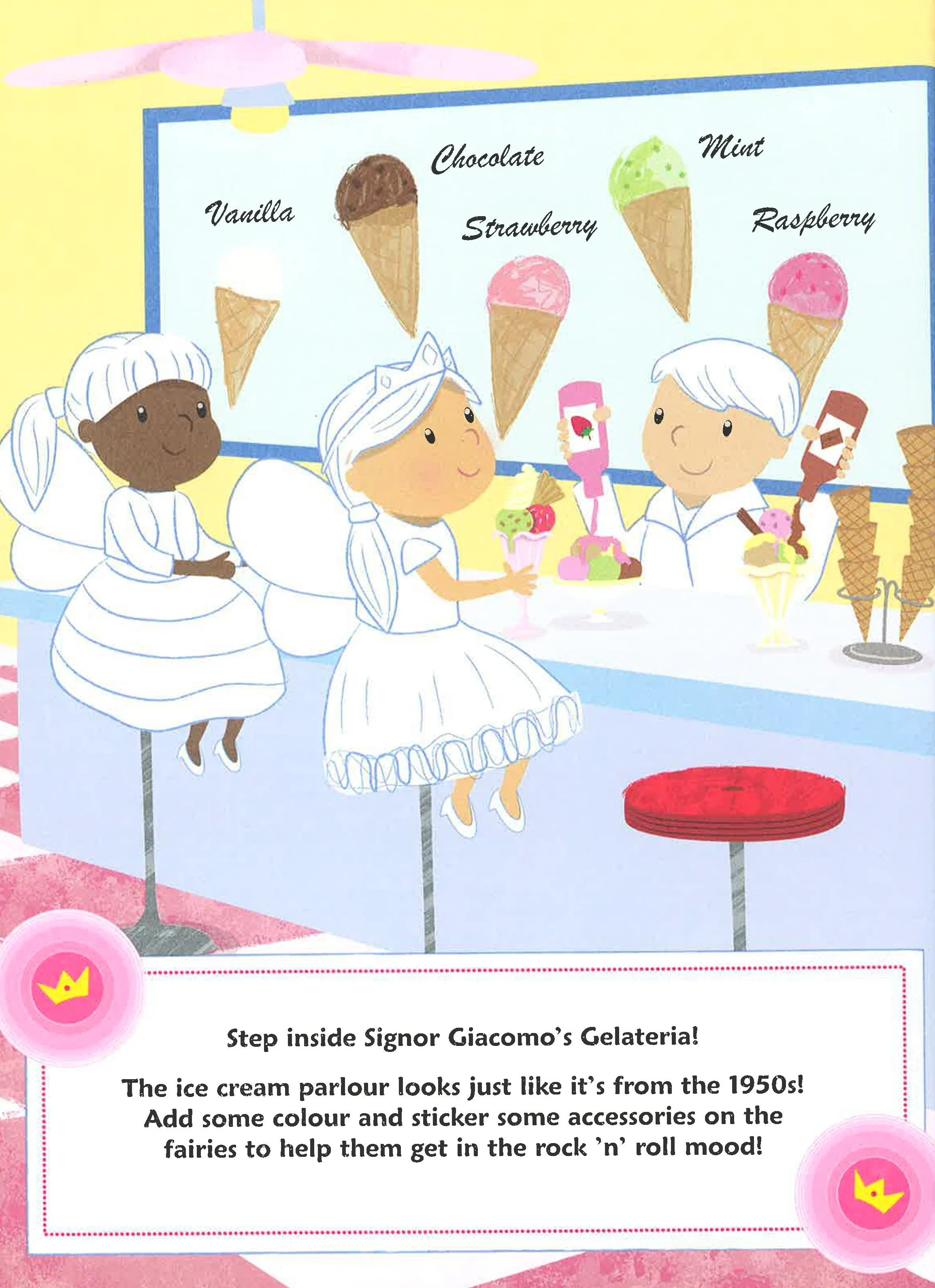 Fairy Princess Holiday Sticker Activities