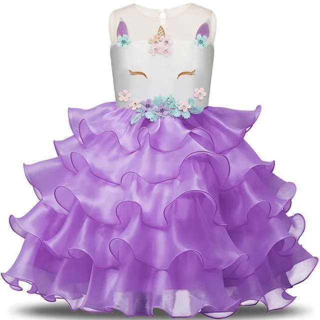 Fancy Girl's Dress Fairy Party Dress Sleeveless
