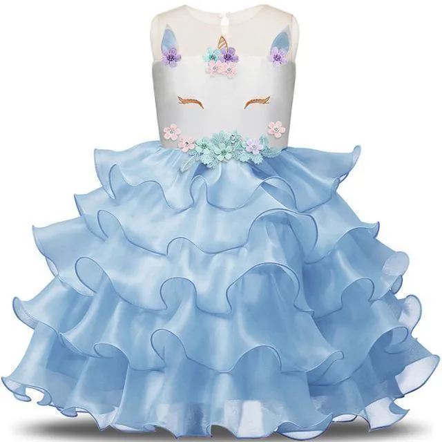 Fancy Girl's Dress Fairy Party Dress Sleeveless