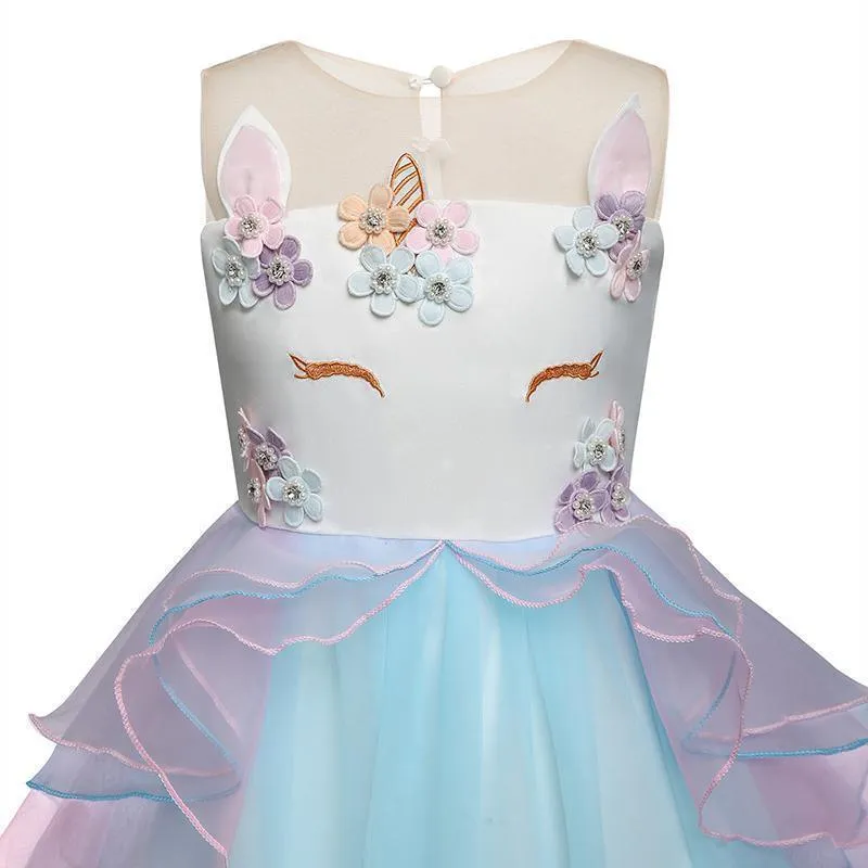 Fancy Girl's Dress Fairy Party Dress Sleeveless