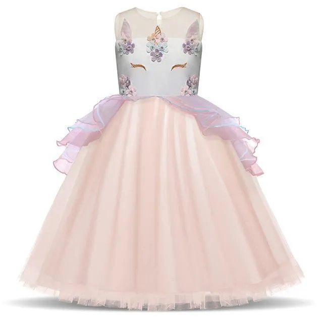 Fancy Girl's Dress Fairy Party Dress Sleeveless
