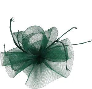 Fascinators Hat Cocktail Tea Party Headwear with Veil Headband Flower Mesh Hair Clip for Girls and Women Wedding Hat