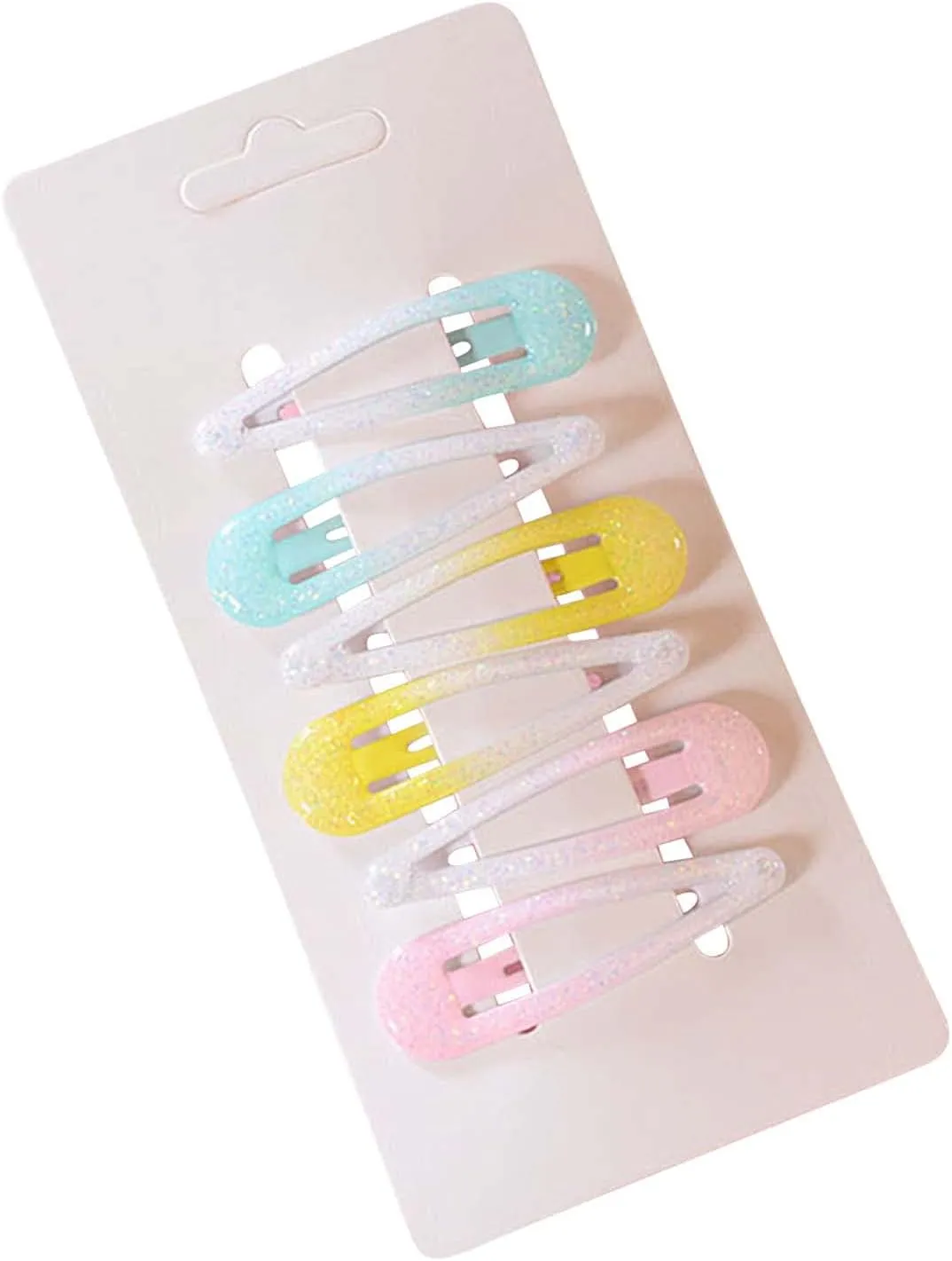 Fashion 6 Pcs Hair Barrettes, Non-Slip Hair Clips, Metal Snap Hairpins Accessories for Toddlers, Girls, Teens, Women