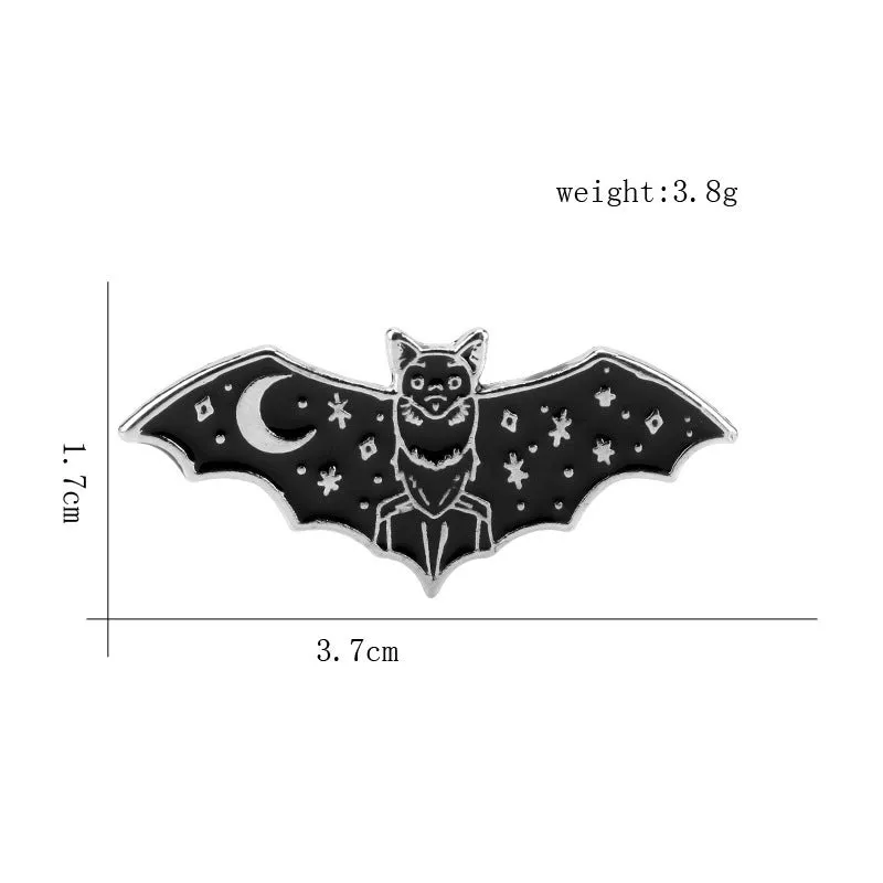 Fashion Bat Alloy Plating Unisex Cartoon Brooches