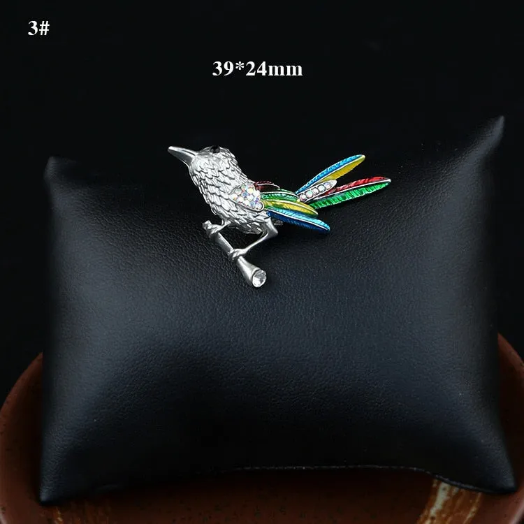 Fashion Color Bee Animal Brooch Accessories Pin Cute Insect Metal Collar Pin Brooches