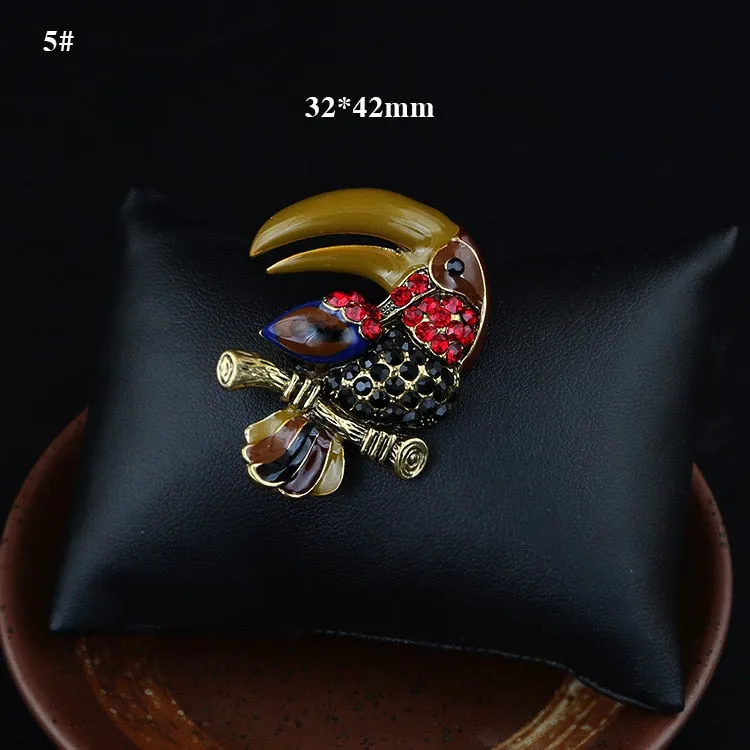 Fashion Color Bee Animal Brooch Accessories Pin Cute Insect Metal Collar Pin Brooches