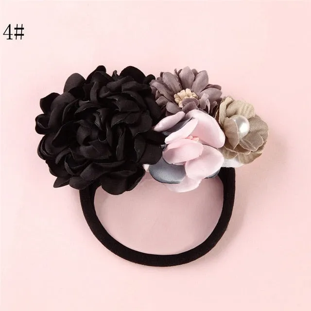 Fashion Floral  Newborn Baby Elastic Headband