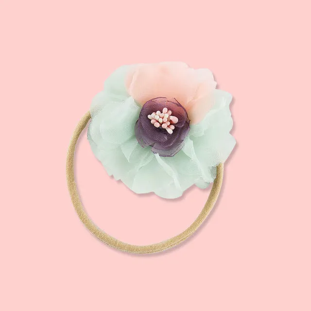 Fashion Floral  Newborn Baby Elastic Headband