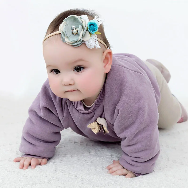 Fashion Floral  Newborn Baby Elastic Headband
