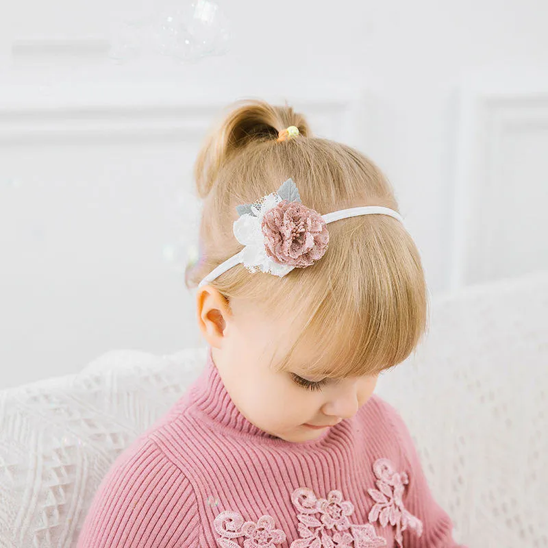 Fashion Floral  Newborn Baby Elastic Headband