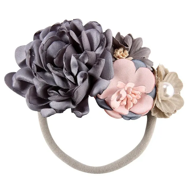 Fashion Floral  Newborn Baby Elastic Headband