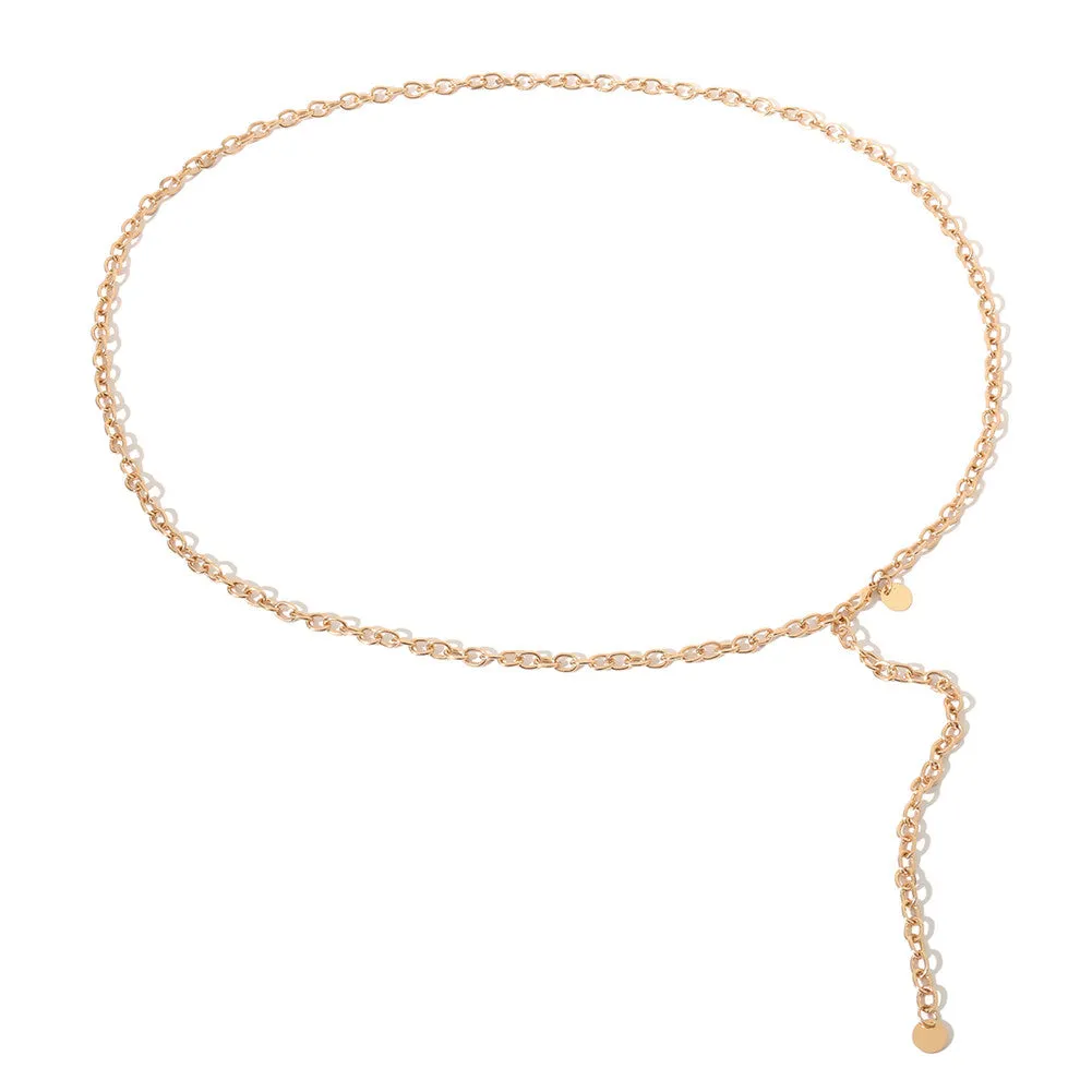 Fashion Jewelry Belt Chain Link | silver or gold |
