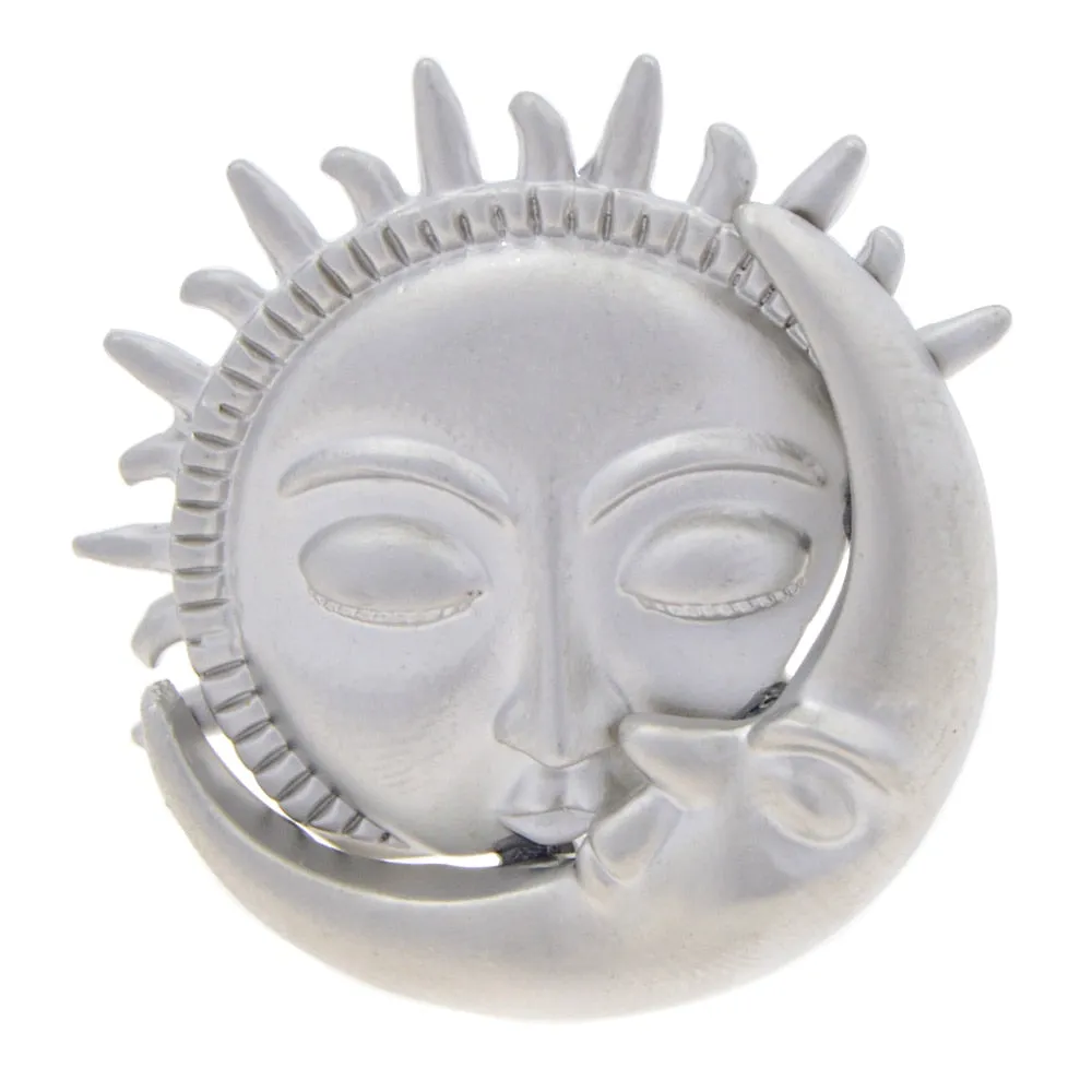 Fashion Matte Gold Silver Brooches For Men And Women