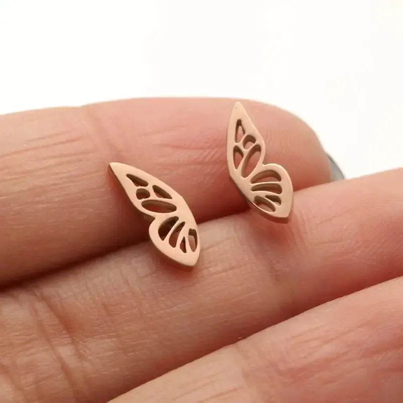 Fashion Mouse Charms Stud Earrings Cute Cartoon Bow Jewelry