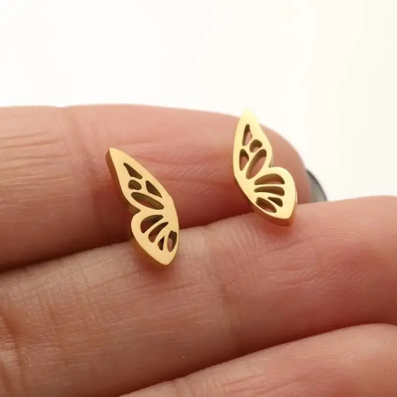 Fashion Mouse Charms Stud Earrings Cute Cartoon Bow Jewelry