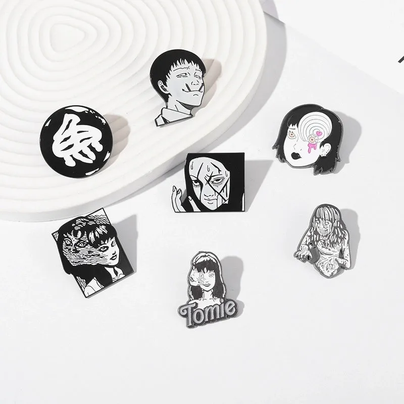 Fashion Pin Cartoon Character Alloy Stoving Varnish Unisex Brooches