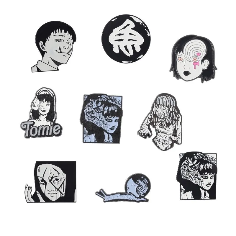 Fashion Pin Cartoon Character Alloy Stoving Varnish Unisex Brooches