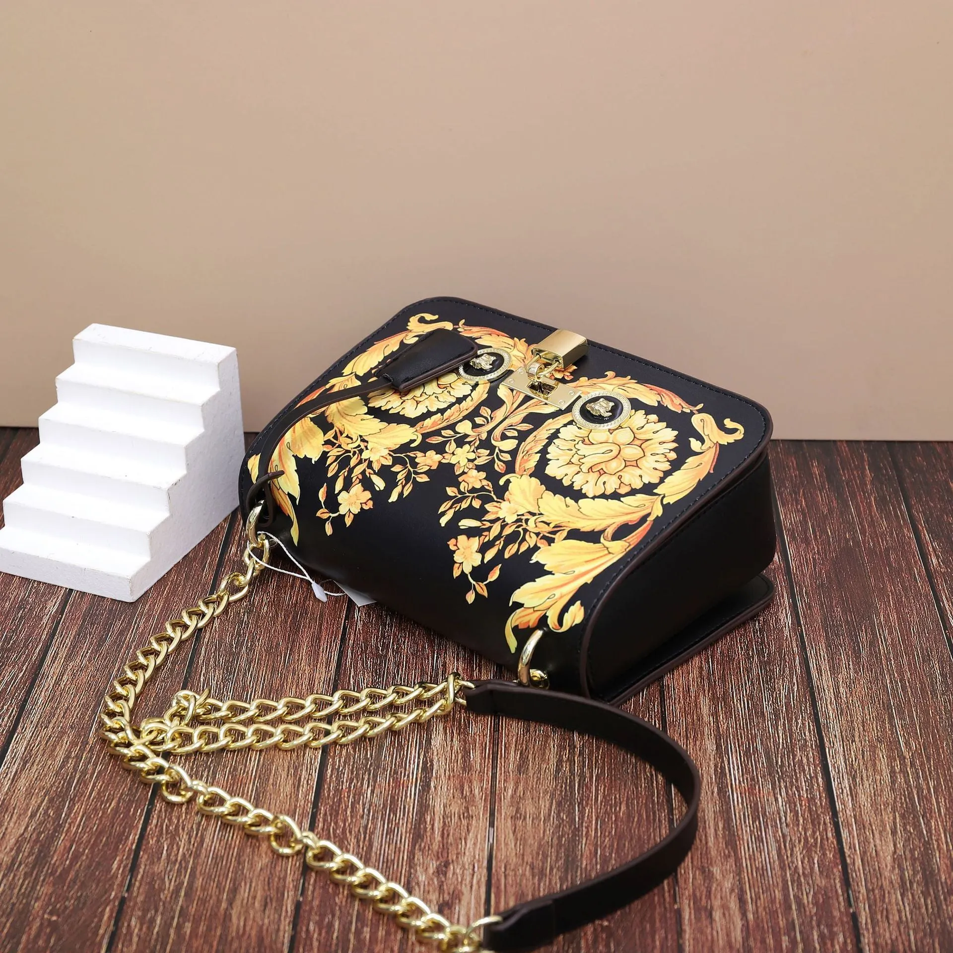 Fashion Printing Chain Crossbody Bag