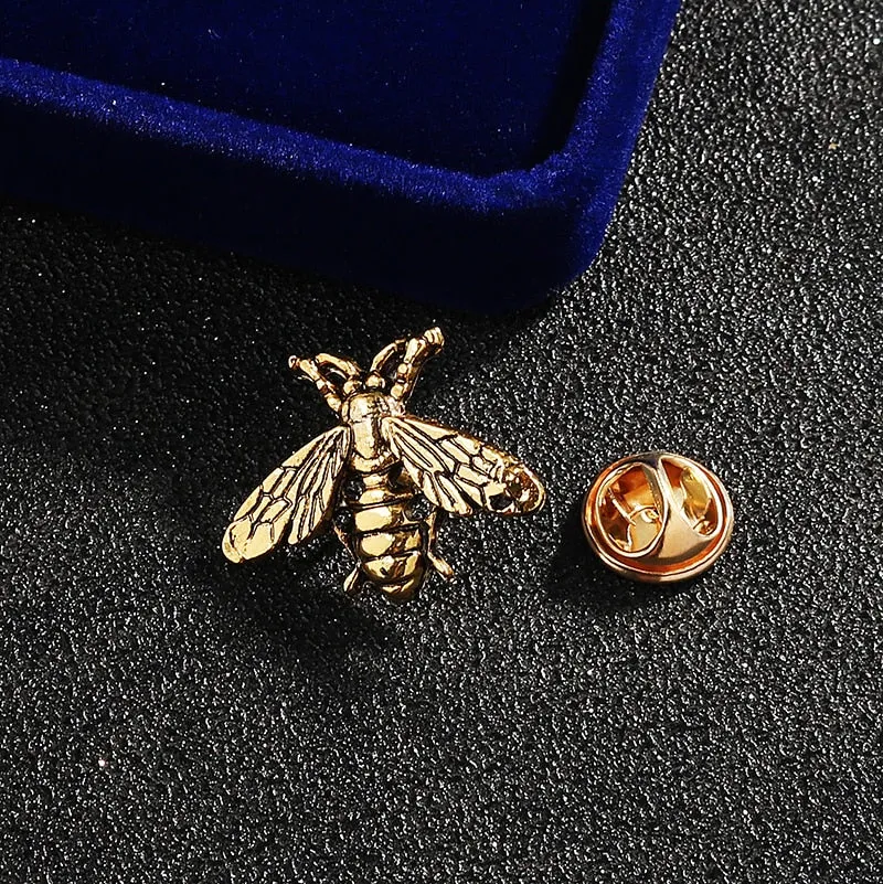Fashion Retro Creative Bee Brooches Suit Wedding Brides Men& and Women