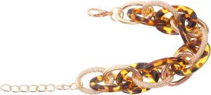 Fashionable Acrylic Bracelet for Women Trendy Minimalist Jewelry Leopard Pattern