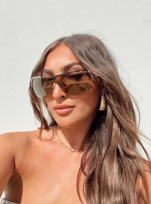Feldman Sunglasses Gold / Brown