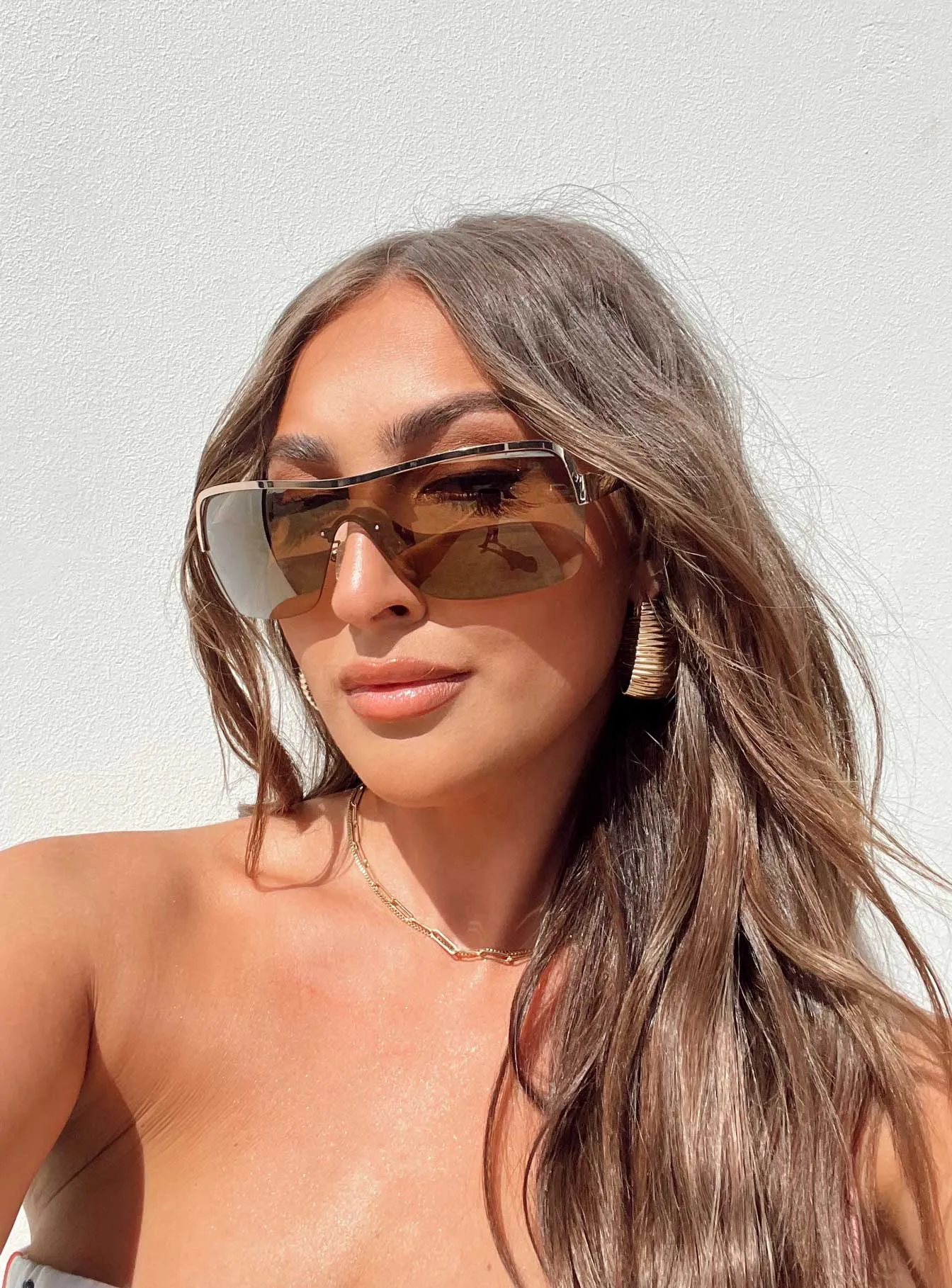 Feldman Sunglasses Gold / Brown
