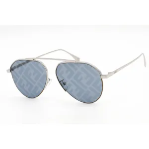Fendi Men's Sunglasses - Shiny Palladium Metal Full Rim Frame | FE40061U 16X